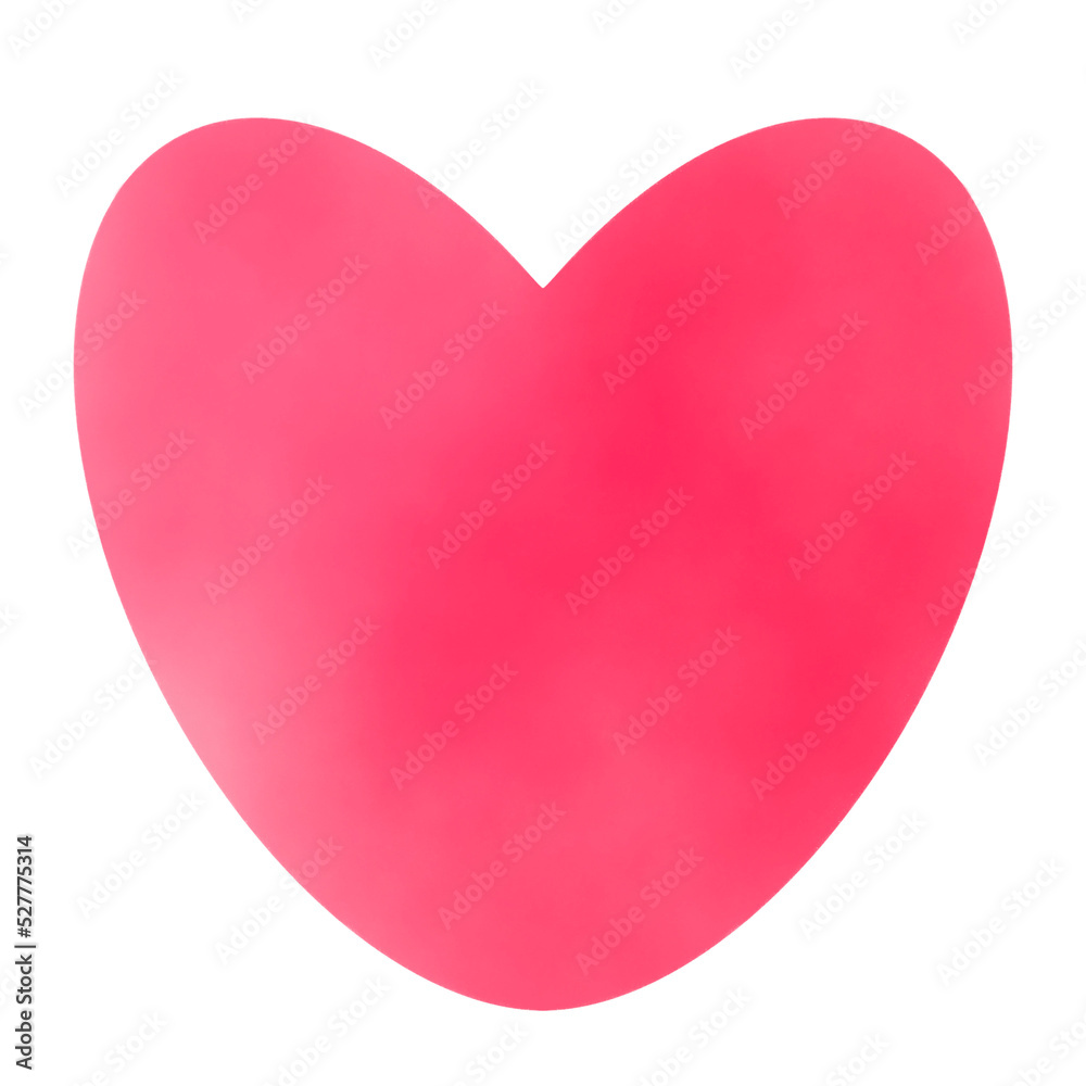 Love shape in pink color texture illustration
