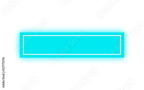 neon rectangle tag

