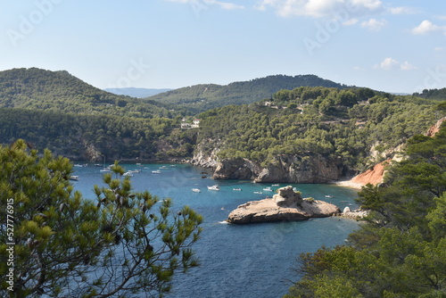 Canvastavla rocher de la Galère dit le « sous-marin » dans la baie de la moutte - Saint Cyr