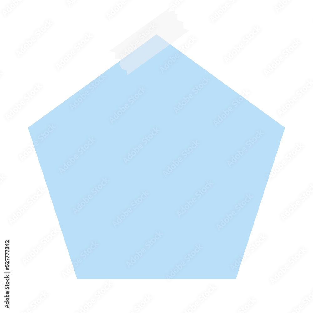 geometric sticky note
