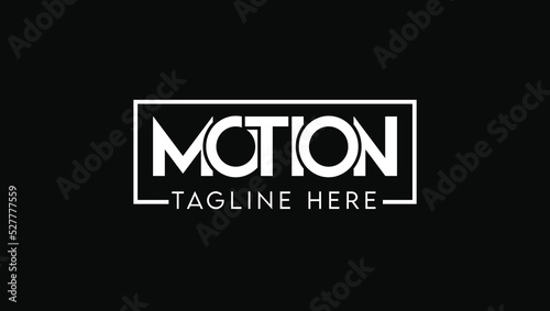 Motion Wordmark Logo Design Template