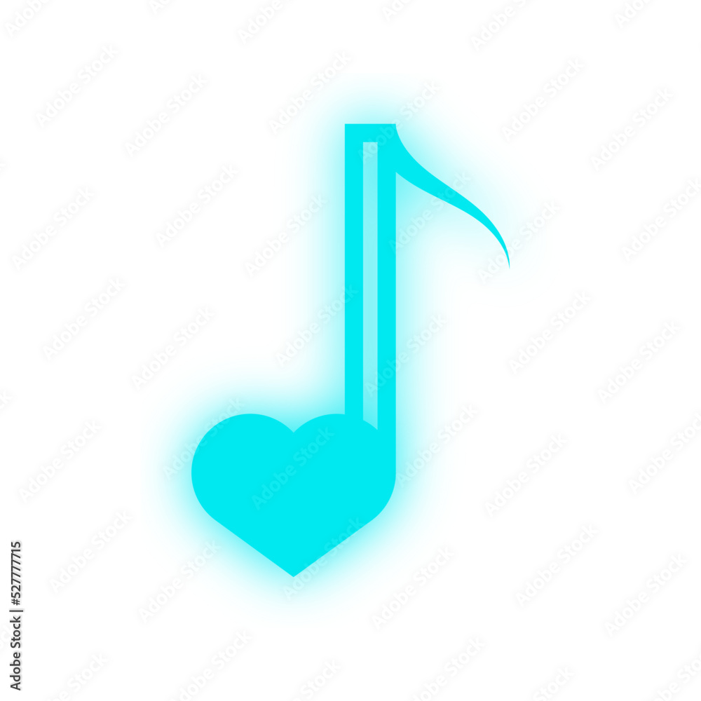 neon music note
neon music note