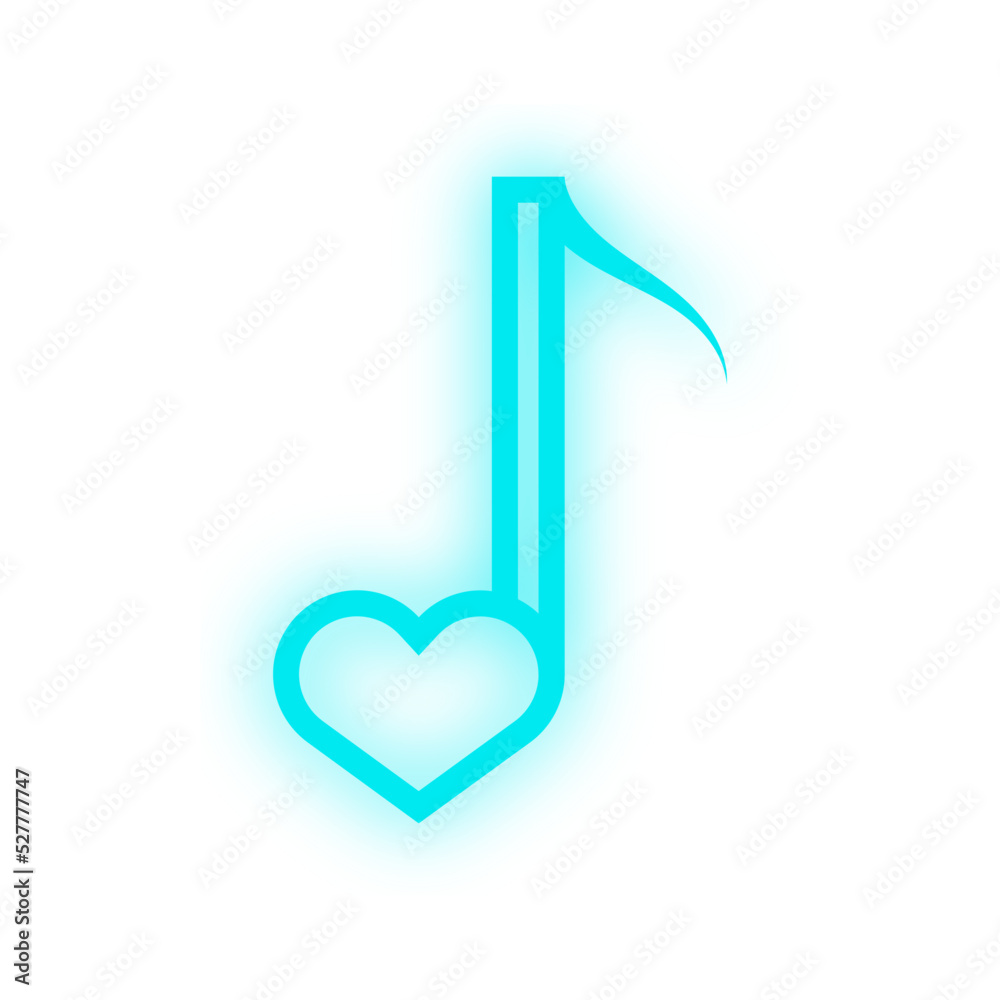 neon music note
neon music note
