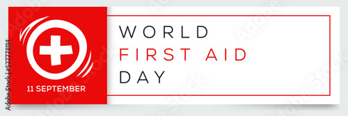 World First Aid Day, held on 11 September.