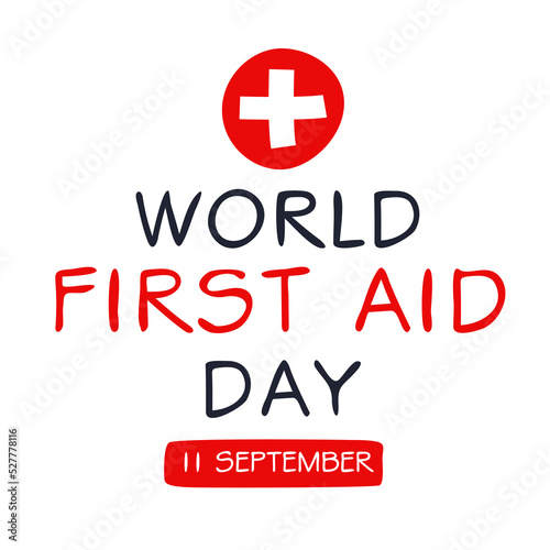 World First Aid Day, held on 11 September.