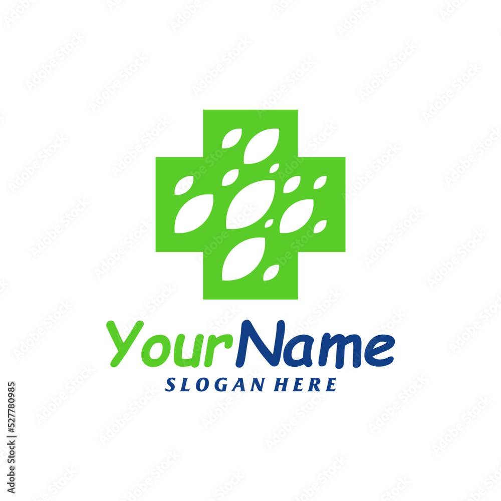 Nature Health Logo Design Template. Health Leaf logo concept vector. Creative Icon Symbol Nature Health Logo Design Template. Health Leaf logo concept vector. Creative Icon Symbol