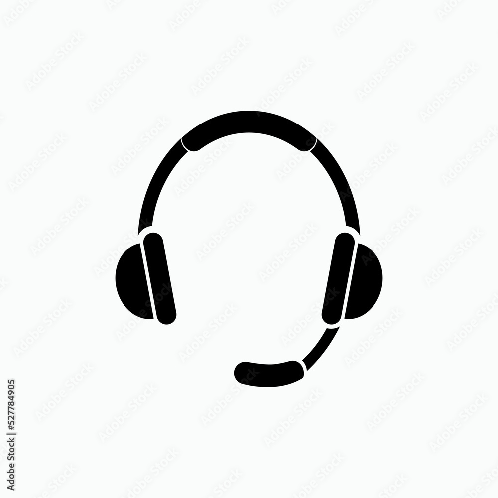 Headphones Icon. UI Symbol - Vector. Headphones Icon. UI Symbol - Vector.