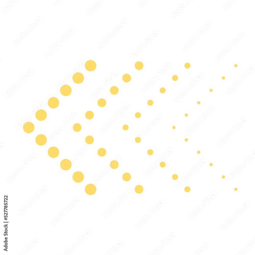 dots pattern arrow
