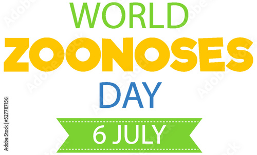 World zoonoses day banner design