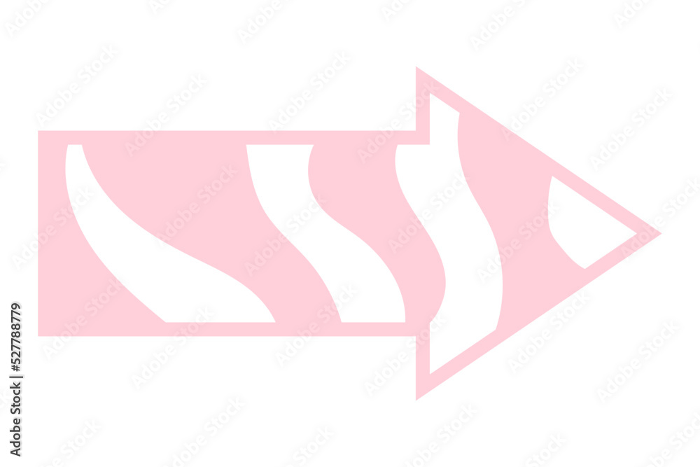Fototapeta premium pastel arrow