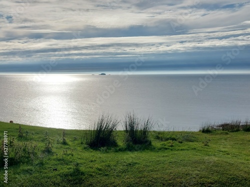 Beautiful coastal view near Duntulm Castle  Isle of Skye  Scotland