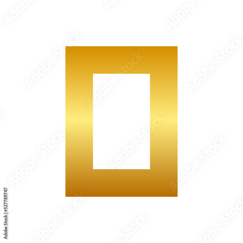 gold alphabet letter 