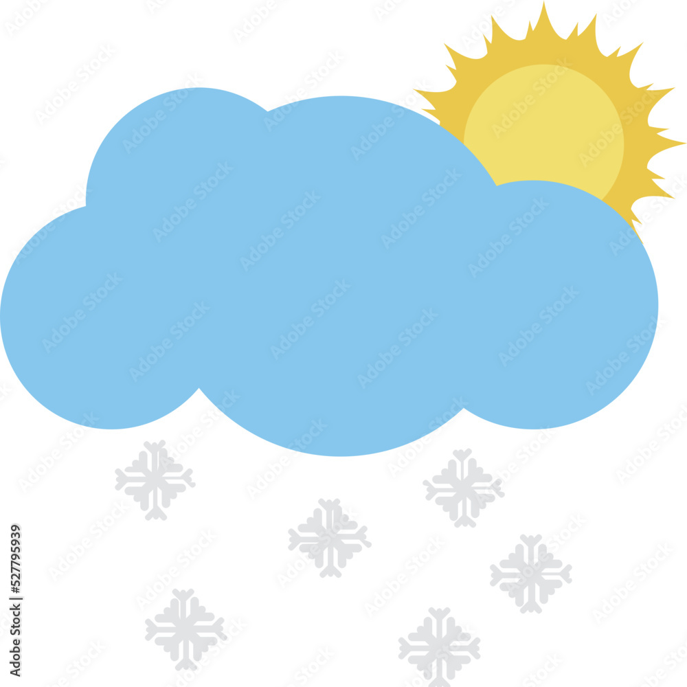 Sunrise Rain Vector Icon Sunrise Rain Vector Icon