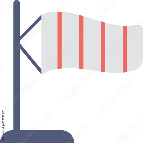Windsock Vector Icon
