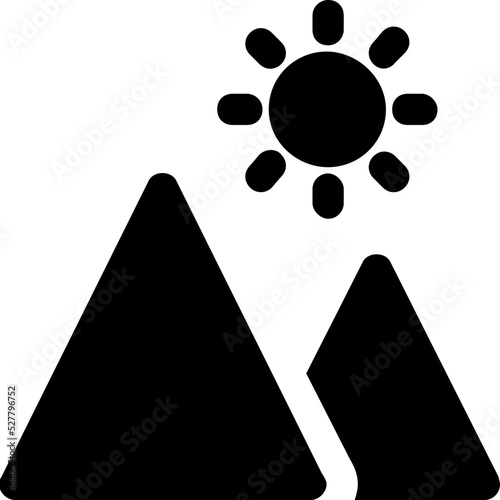 Mountain Vector Icon
