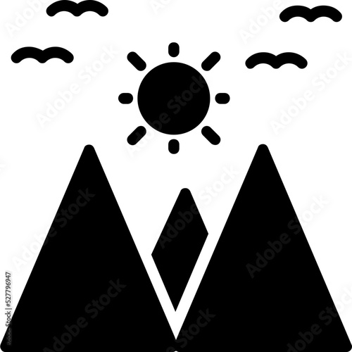 Mountain Vector Icon
