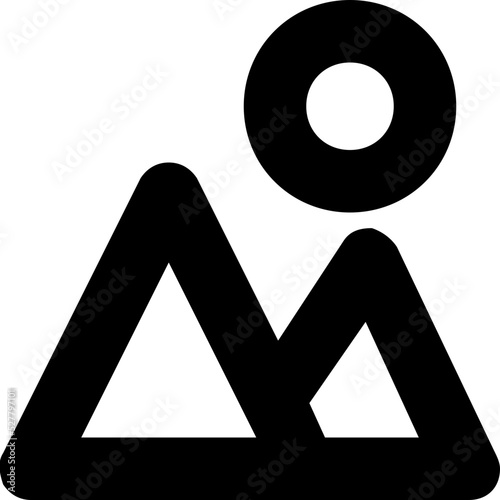 Mountain Vector Icon