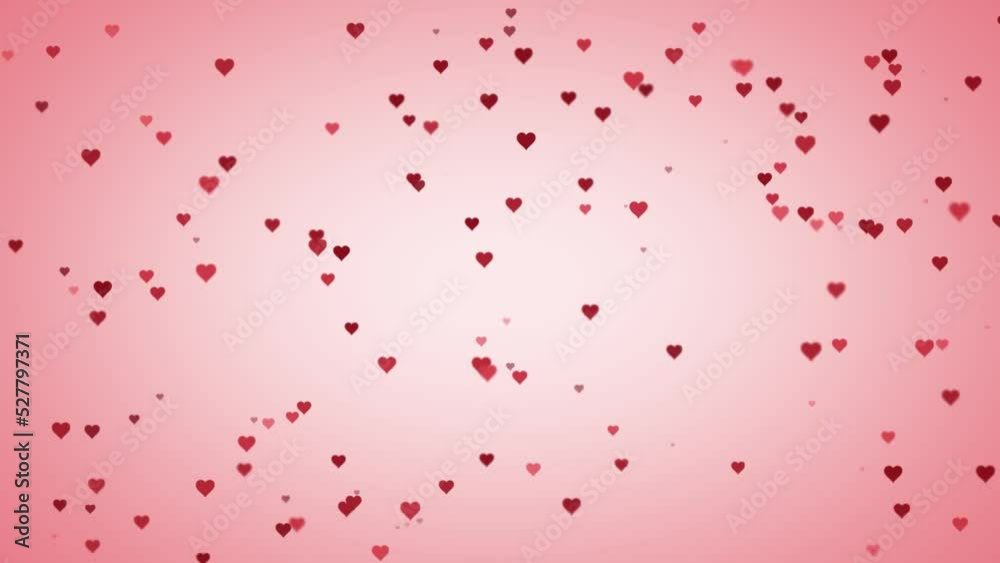 Red heart movong in 3d space animation -Valentines'day Red heart movong in 3d space animation -Valentines'day
