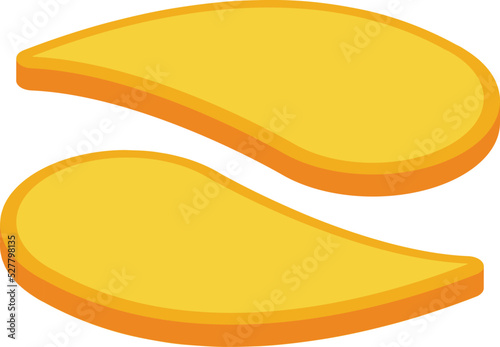 Mask gel icon isometric vector. Facial skin. Under face