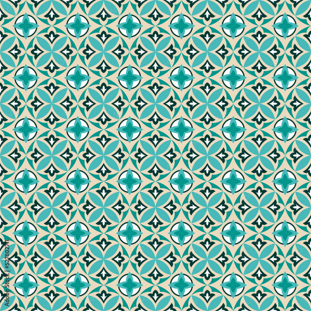 Colorful seamless pattern with flat design, tile pattern vector Colorful seamless pattern with flat design, tile pattern vector