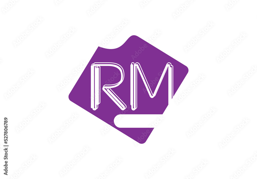 RM letter logo and icon design template RM letter logo and icon design template