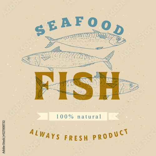 Fish, seafood label