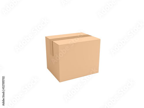 Transparent Cardboard Delivery Box Packaging Tape Image