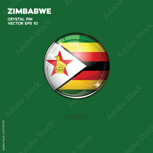Free Download Zimbabwe Flag 3D Buttons - GFXLoad