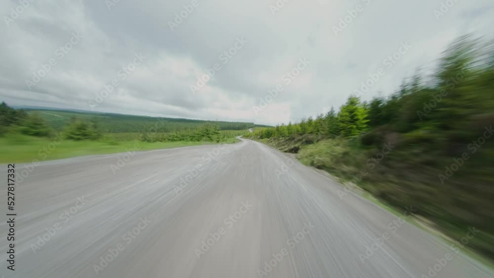 Cloudy Day Gravel Mountain Road 4k FPV Drone Footage Aerial View Fast Pace Flying at Rhondda Cynon Taf, South Wales, United Kingdom Cloudy Day Gravel Mountain Road 4k FPV Drone Footage Aerial View Fast Pace Flying at Rhondda Cynon Taf, South Wales, United Kingdom