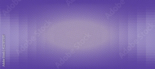 Halftone background design with textured dots on purple. gradient abstract banner template.