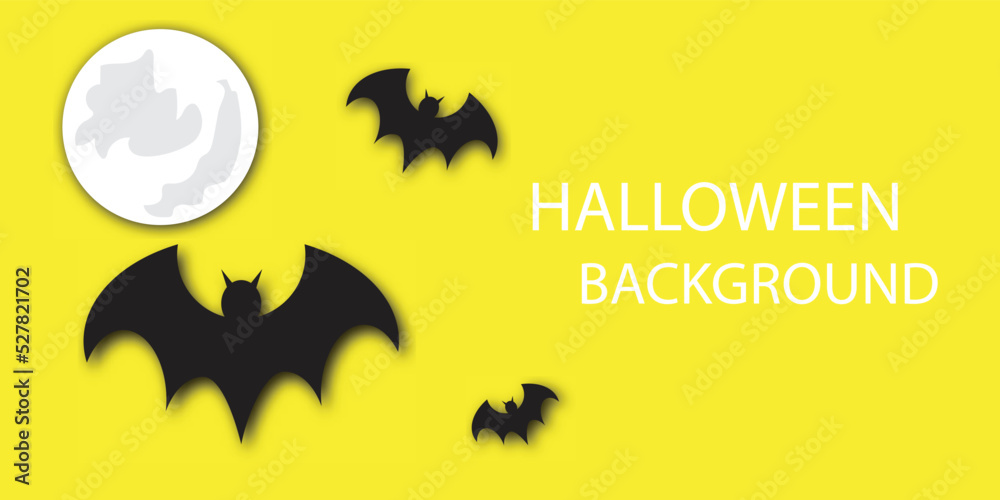 Halloween postcard vector background, Halloween invitations, celebrations, trick-or-treating, jack-o-lanterns, haunted houses.