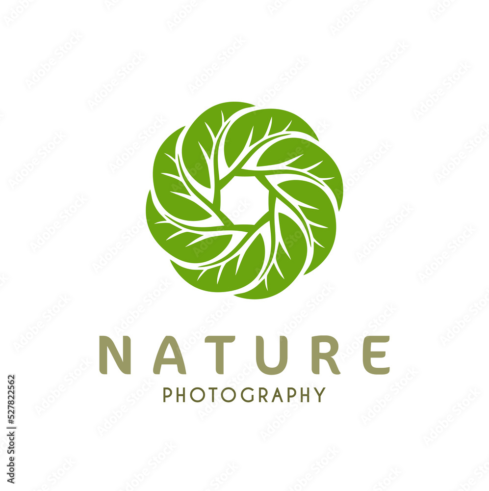 nature ecology photography logo Stock Vector | Adobe Stock