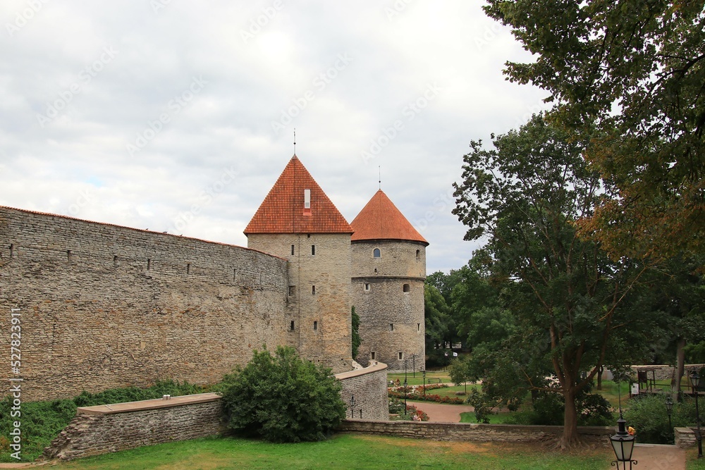 old castle in the city