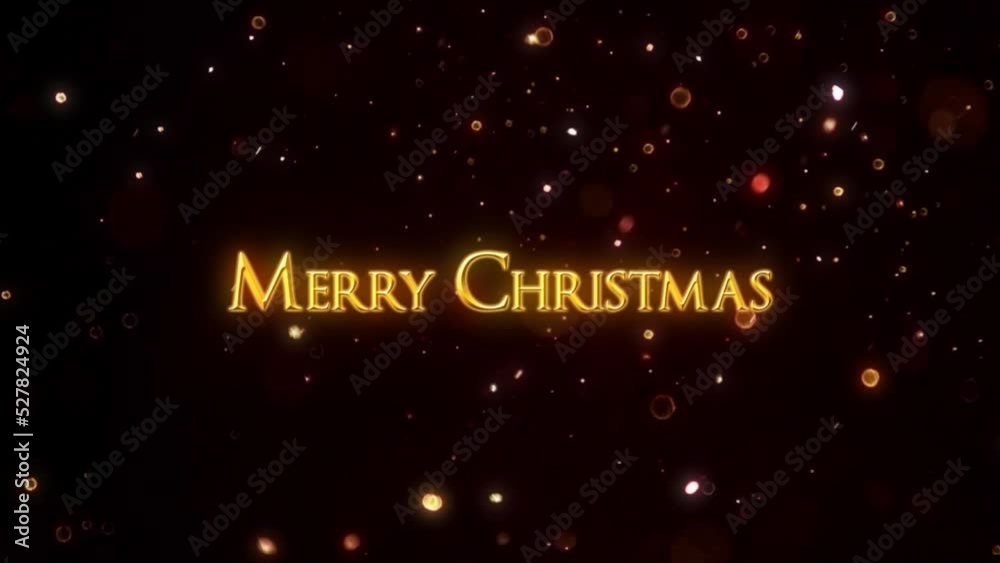 Merry Christmas Celebration With Particle Background Merry Christmas Celebration With Particle Background