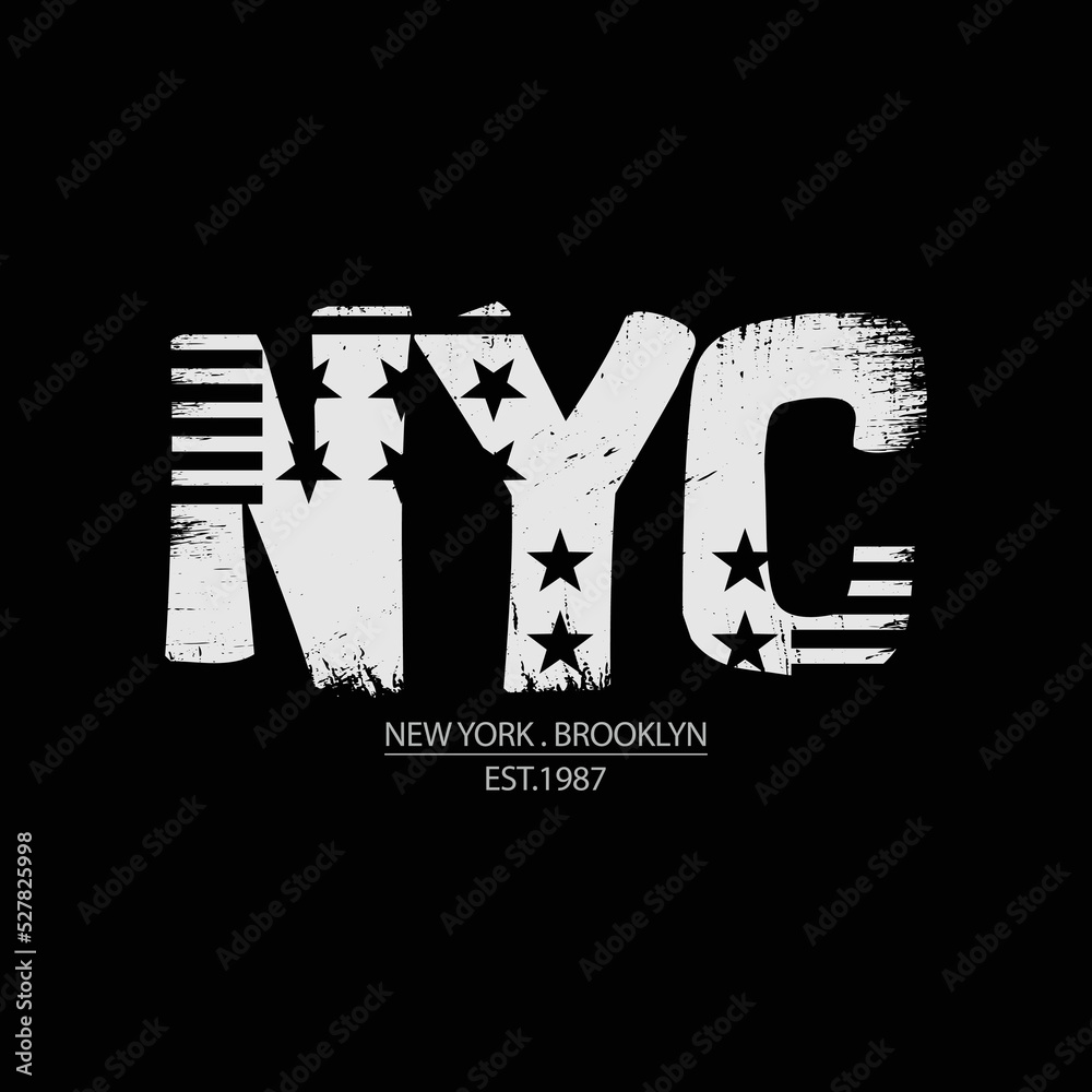 New york city typography vector t shirt design New york city typography vector t shirt design
