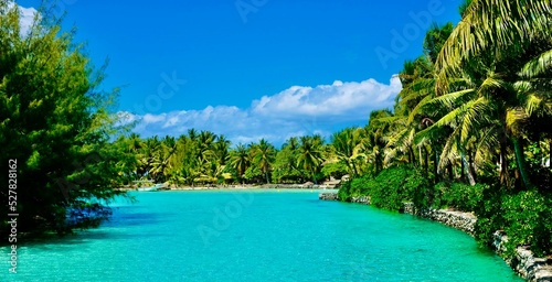 Wundersch  ne Aufnahme in Franz  sisch Polynesien Bora Bora 