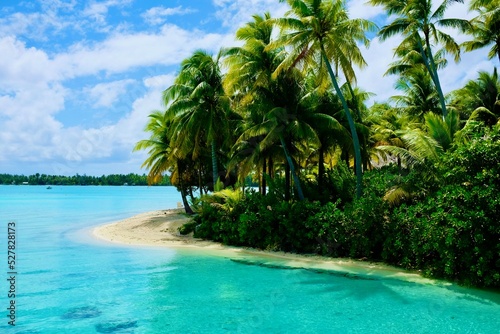 Wunderschöne Aufnahme in Französisch Polynesien Bora Bora 