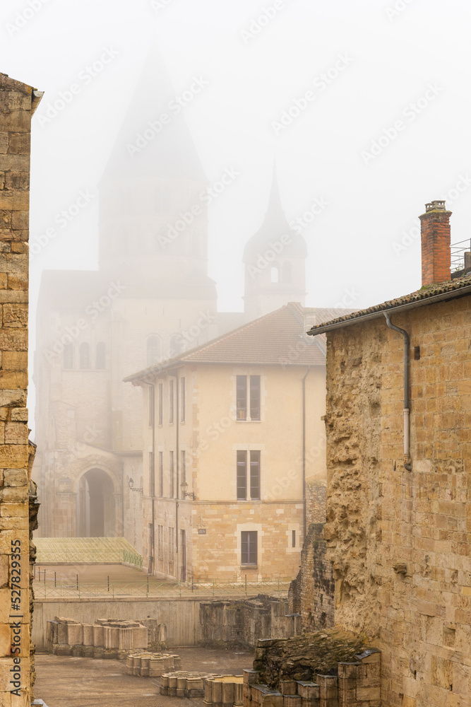 L'abbaye Saint-Pierre-et-Saint-Paul de Cluny, Bourgogne-Franche-Comté, France