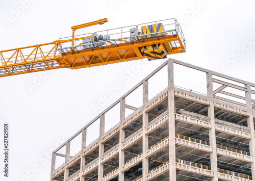 Wallpaper Mural construction site with crane Torontodigital.ca
