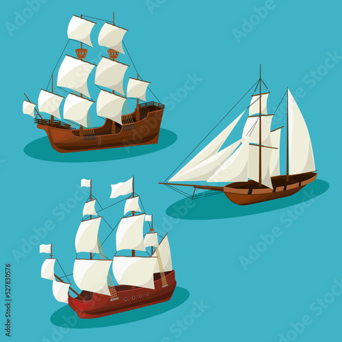 ship on the sea