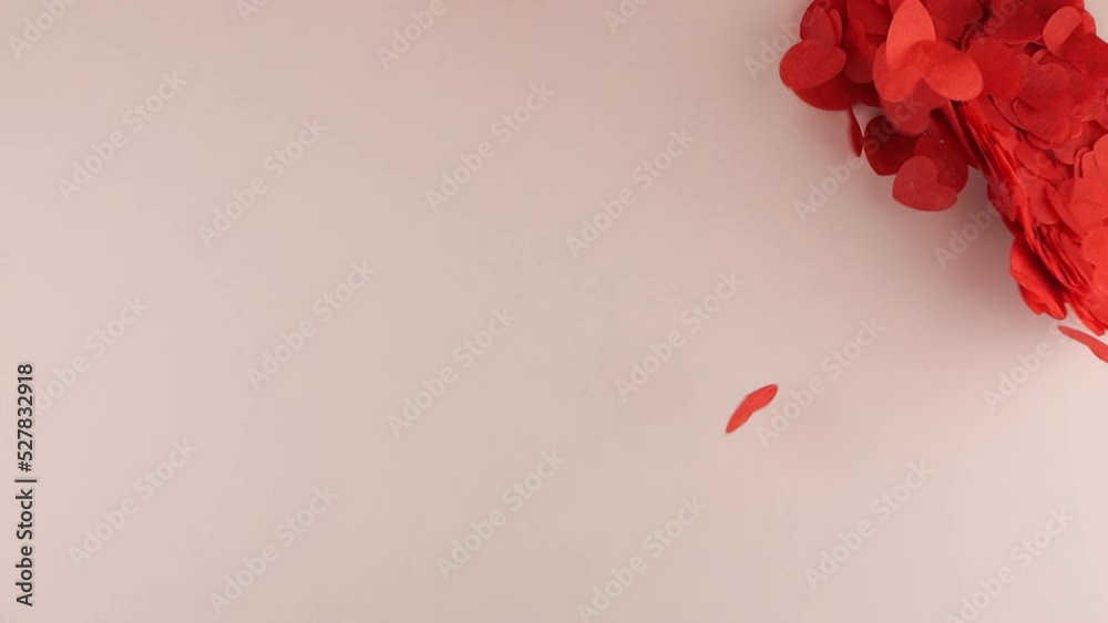 Confetti fly and make a heart shape. Slow motion. Confetti fly and make a heart shape. Slow motion.