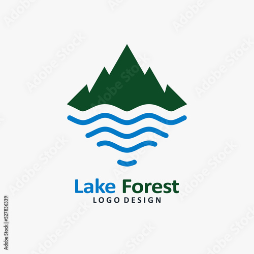 Lake forest logo design