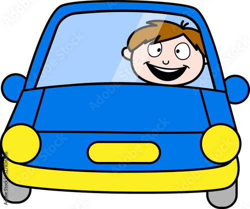 cartoon child vector illustration with 2d 