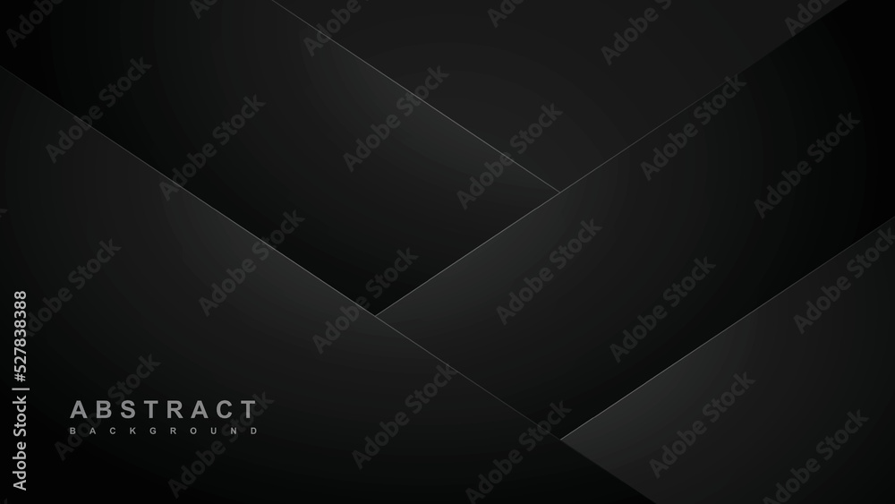 Elegant black background with diagonal triangle shape