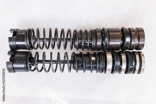 The hydraulic system piston located in the brake pump of automobile cars.