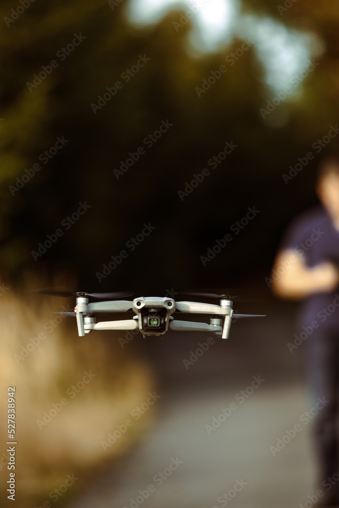 Naklejka premium Drone