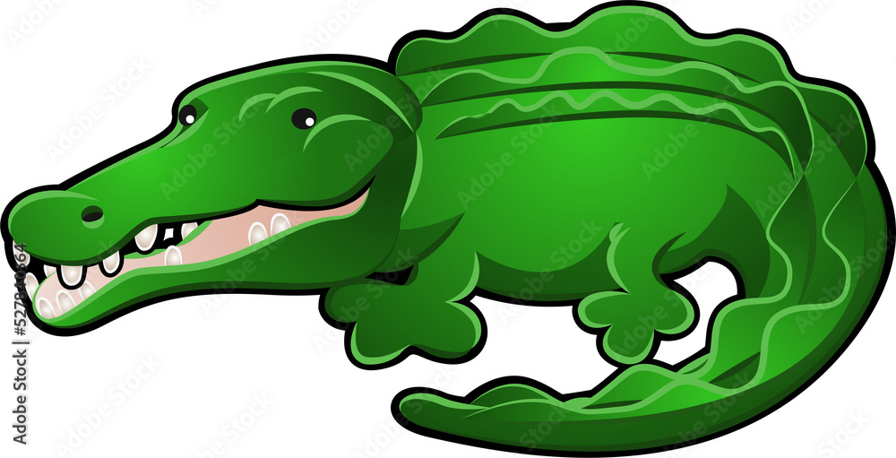 Cute Alligator or Crocodile Cartoon Cute Alligator or Crocodile Cartoon