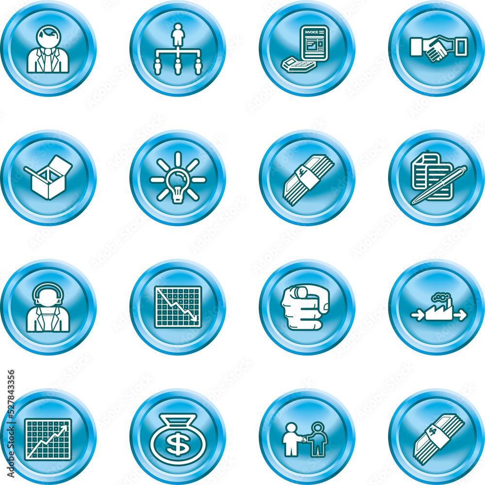 Fototapeta premium business icons