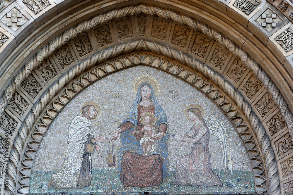 San Marco's church tympanum, Milan.