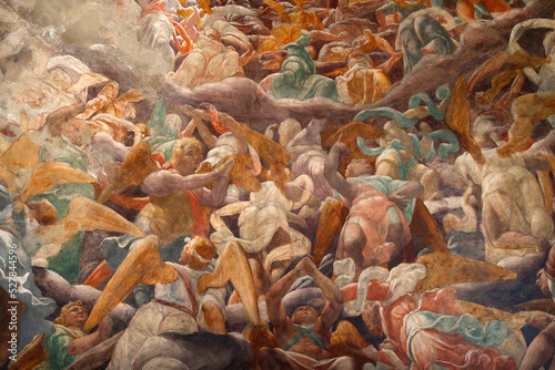 Fresco by Giovanni Paolo Lomazzo in San Marco's church, Milan.